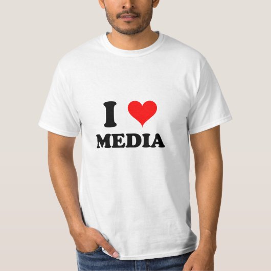 I Liebe-Medien T-Shirt (Vorderseite)