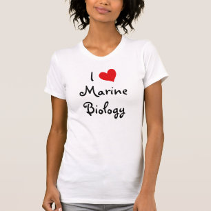 I Liebe Meeresbiologie T-Shirt