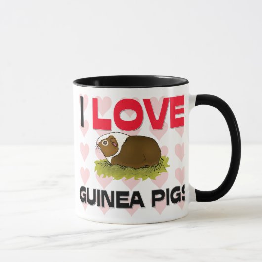 I Liebe-Meerschweinchen Tasse (Rechts)