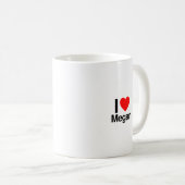 i Liebe Megan Kaffeetasse (VorderseiteRechts)