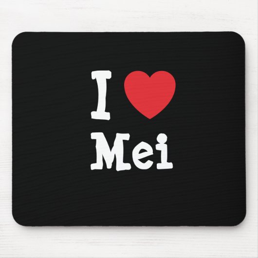 I Liebe Mei Herzstück T - Shirt Mousepad (Vorne)