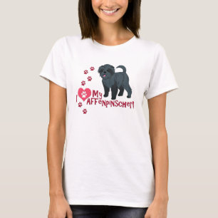 I Liebe mein Affenpinscher! T-Shirt