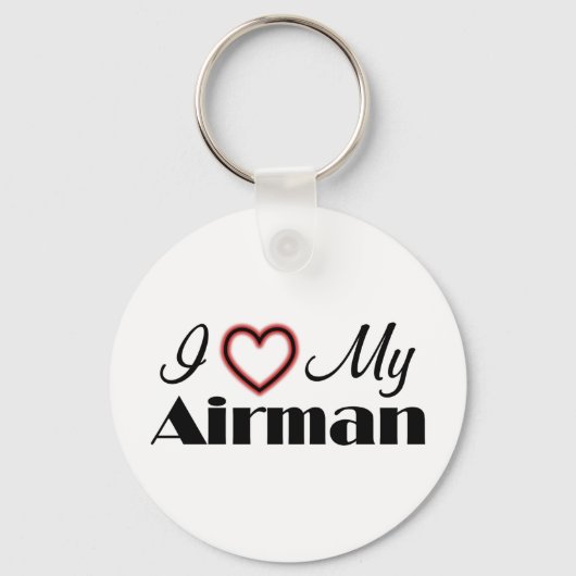 I Liebe Mein Airmann Schlüsselanhänger (Vorderseite)
