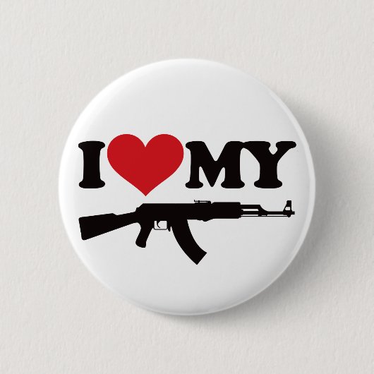 I Liebe mein AK47 Button (Vorderseite)