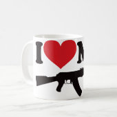 I Liebe mein AK47 Kaffeetasse (Vorderseite Links)