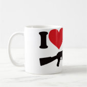 I Liebe mein AK47 Kaffeetasse (Links)