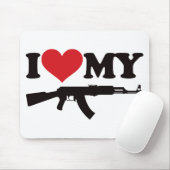 I Liebe mein AK47 Mousepad (Mit Mouse)