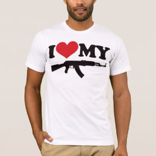 I Liebe mein AK47 T-Shirt