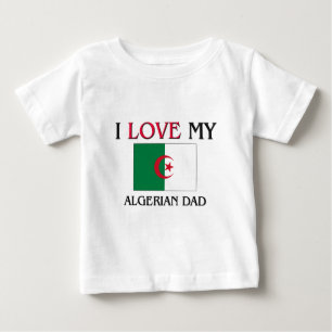 I Liebe mein algerischer Vater Baby T-shirt