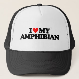 I LIEBE MEIN AMPHIBIAN TRUCKERKAPPE