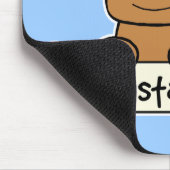 I Liebe mein Amstaff Mousepad (Ecke)
