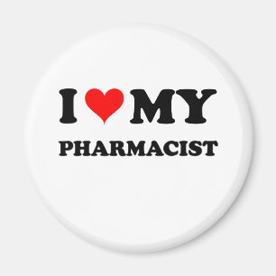 I Liebe Mein Apotheker Magnet