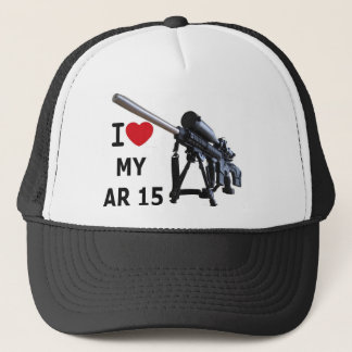 I Liebe mein AR-15 Truckerkappe