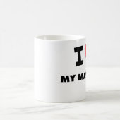 I Liebe mein Außenseiter Kaffeetasse (Mittel)