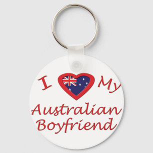 I Liebe mein australischer Freund Schlüsselanhänger