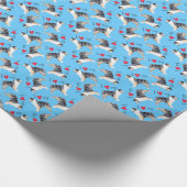 I Liebe mein australischer Schäfer Geschenkpapier (Ecke)