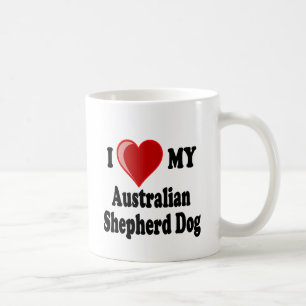 I Liebe mein australischer Schäfer-Hund Kaffeetasse