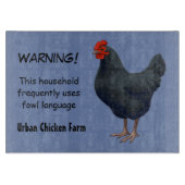 I Liebe Mein Australorhühnchen Schneidebrett (Vorderseite)