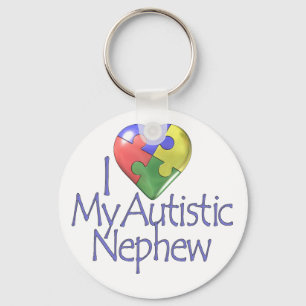 I Liebe mein autistischer Neffe Schlüsselanhänger