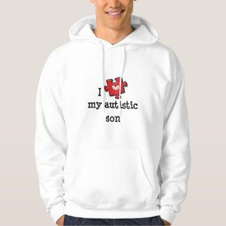 I Liebe mein autistischer Sohn-mit Kapuze Hoodie