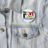I Liebe mein autistisches Studenten 2 Button (Beispiel)