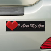 I Liebe mein Auto Autoaufkleber (Auf Auto)