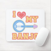 I Liebe mein Banjo Mousepad (Mit Mouse)