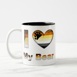I Liebe mein Bär/CUB Zweifarbige Tasse