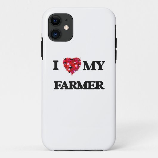 I Liebe MEIN Bauer Case-Mate iPhone Hülle (Rückseite)