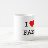 I Liebe mein BAUER Kaffeetasse (Mittel)