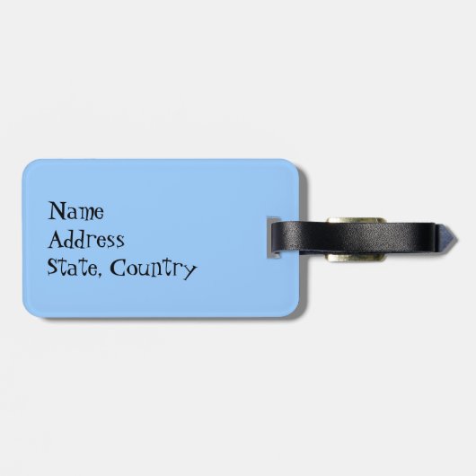 I Liebe mein Beagle Gepäckanhänger (Rückseite horizontal)