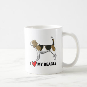 I Liebe mein Beagle Kaffeetasse