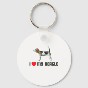 I Liebe mein Beagle Schlüsselanhänger