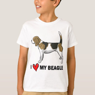 I Liebe mein Beagle T-Shirt