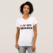 I Liebe mein Beagle T-Shirt (Vorne ganz)
