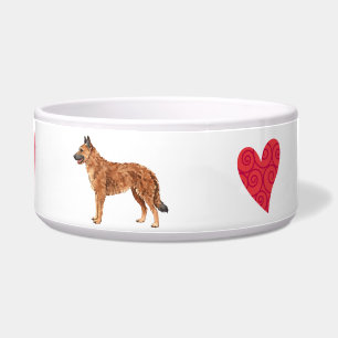 I Liebe mein belgischer Laekenois Napf