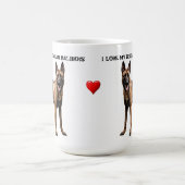 I Liebe Mein belgischer Malinois Kaffeetasse (Mittel)