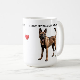 I Liebe Mein belgischer Malinois Kaffeetasse