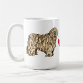 I Liebe mein Bergamasco Kaffeetasse (Links)