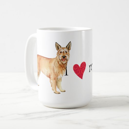 I Liebe mein Berger Picard Kaffeetasse (Vorderseite Links)