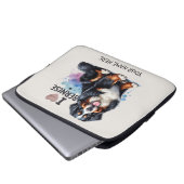 I Liebe Mein Berner Hund Personalisiert Laptopschutzhülle (Vorne Knopf)