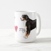 I Liebe mein Bernese Gebirgshund Kaffeetasse (VorderseiteRechts)