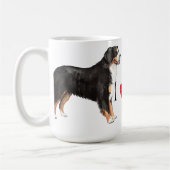 I Liebe mein Bernese Gebirgshund Kaffeetasse (Links)