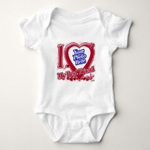 I Liebe Mein bester Freund, rotes Herz - Foto Baby Strampler