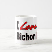 I Liebe mein Bichon Frise Kaffeetasse (Mittel)