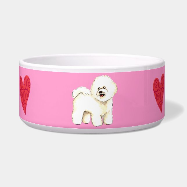 I Liebe mein Bichon Frise Napf (Rechts)