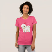 I Liebe mein Bichon Frise T-Shirt (Vorne ganz)