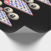 I Liebe mein Bingo, das Geschenkpapier einwickelt (Ecke)