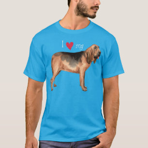 I Liebe mein Bluthund T-Shirt