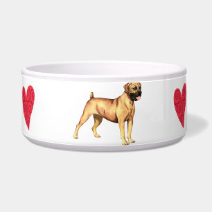 I Liebe mein Boerboel Napf